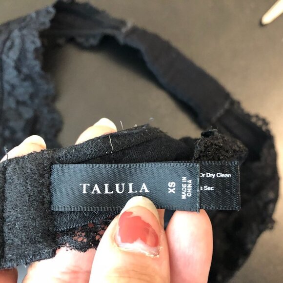 Aritzia Talula Black Albion Lace Bralette / Bra top XS - Picture 5 of 10